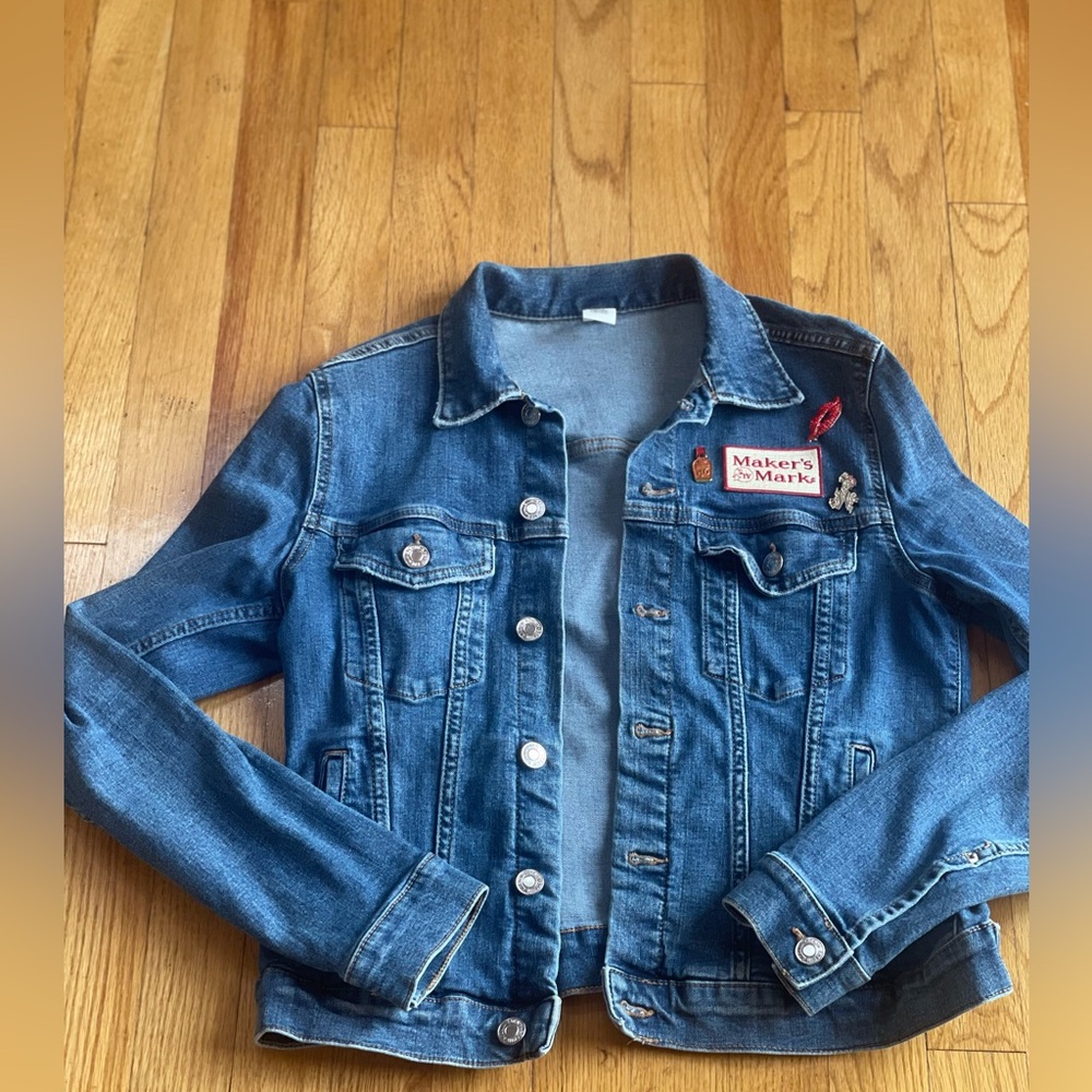 Blue Denim Jacket with Maker's Mark Patch
